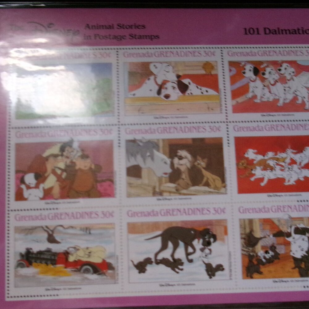 NEW Disney Grenada Animal Stories and Classic Fairy Tales Large Stamps - Picture 14 of 16